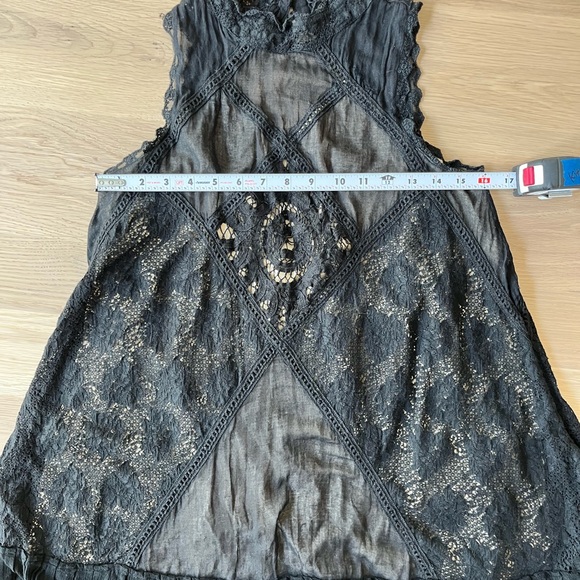 Free People Angel Lace Open Back Shift Dress - S - Picture 12 of 12